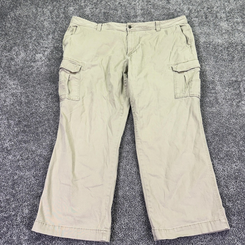 Red Head Cargo Pants Mens 50x30 Beige Workwear Pockets Outdoor Casual City